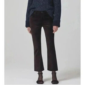 NWT Citizens Isola Cropped Boot Cut Velvet Jeans size 32